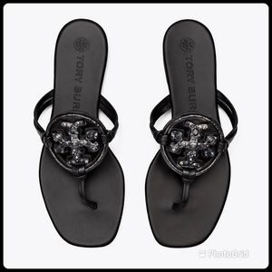 Tory Burch Jeweled Miller Sandals